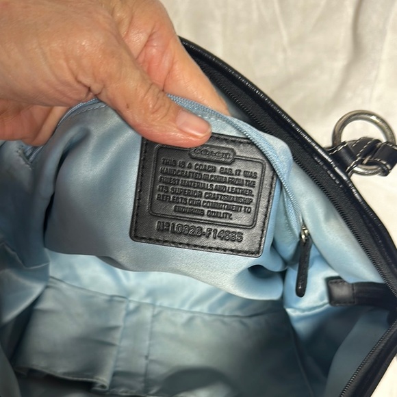 COACH Horse & Carriage Canvas Leather Trim Shoulder Bag Carryall Tote - Picture 11 of 15